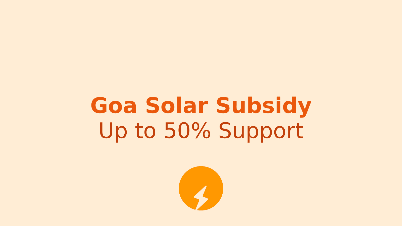 Goa Rooftop Solar Scheme Offers Up to 50% Subsidy