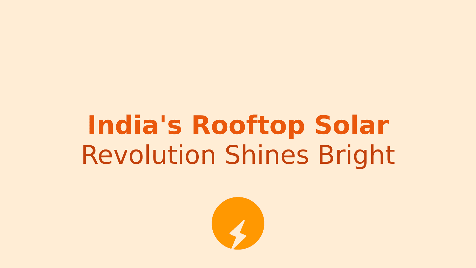 Soak Up the Sun: India's Rooftop Solar Revolution Takes Off!