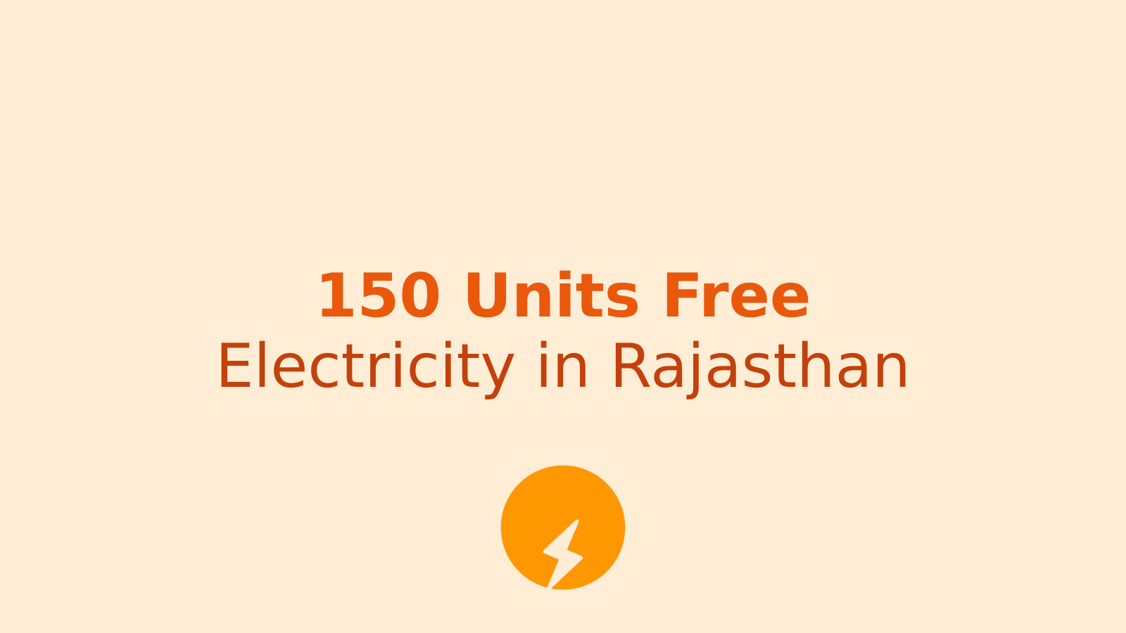 Rajasthan's 150 Units Free Electricity Scheme: How to Register and Qualify