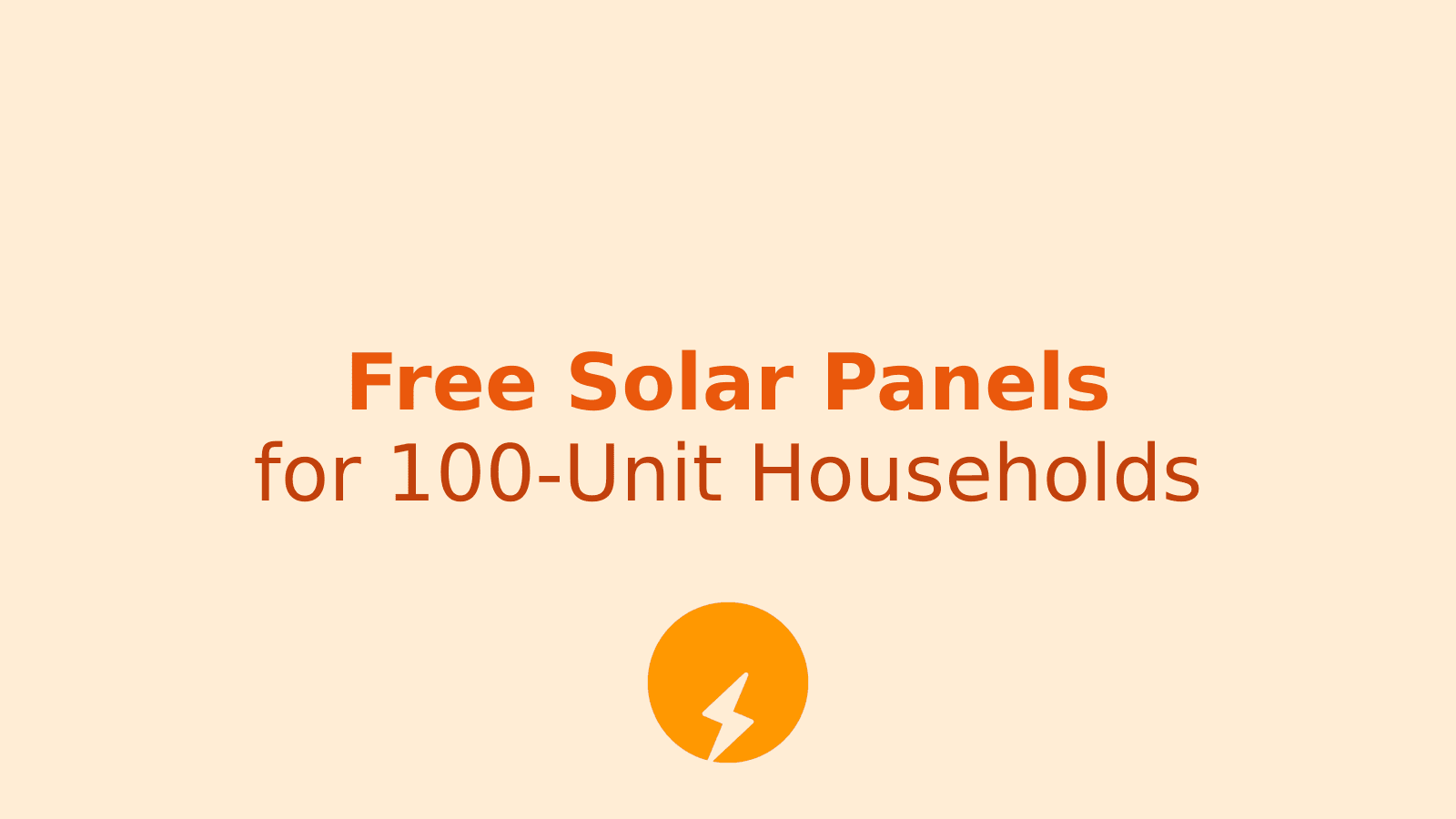 Free Rooftop Solar Systems Coming for 100-Unit Electricity Users