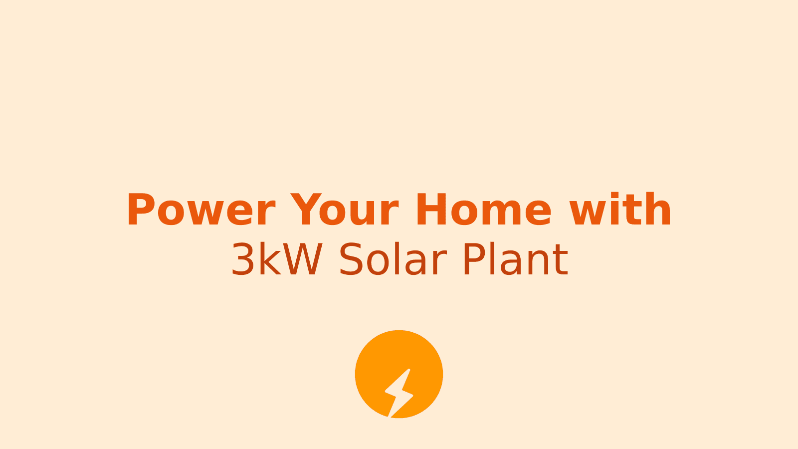 How Many ACs and Fans Can Run on a 3kW Solar Plant?