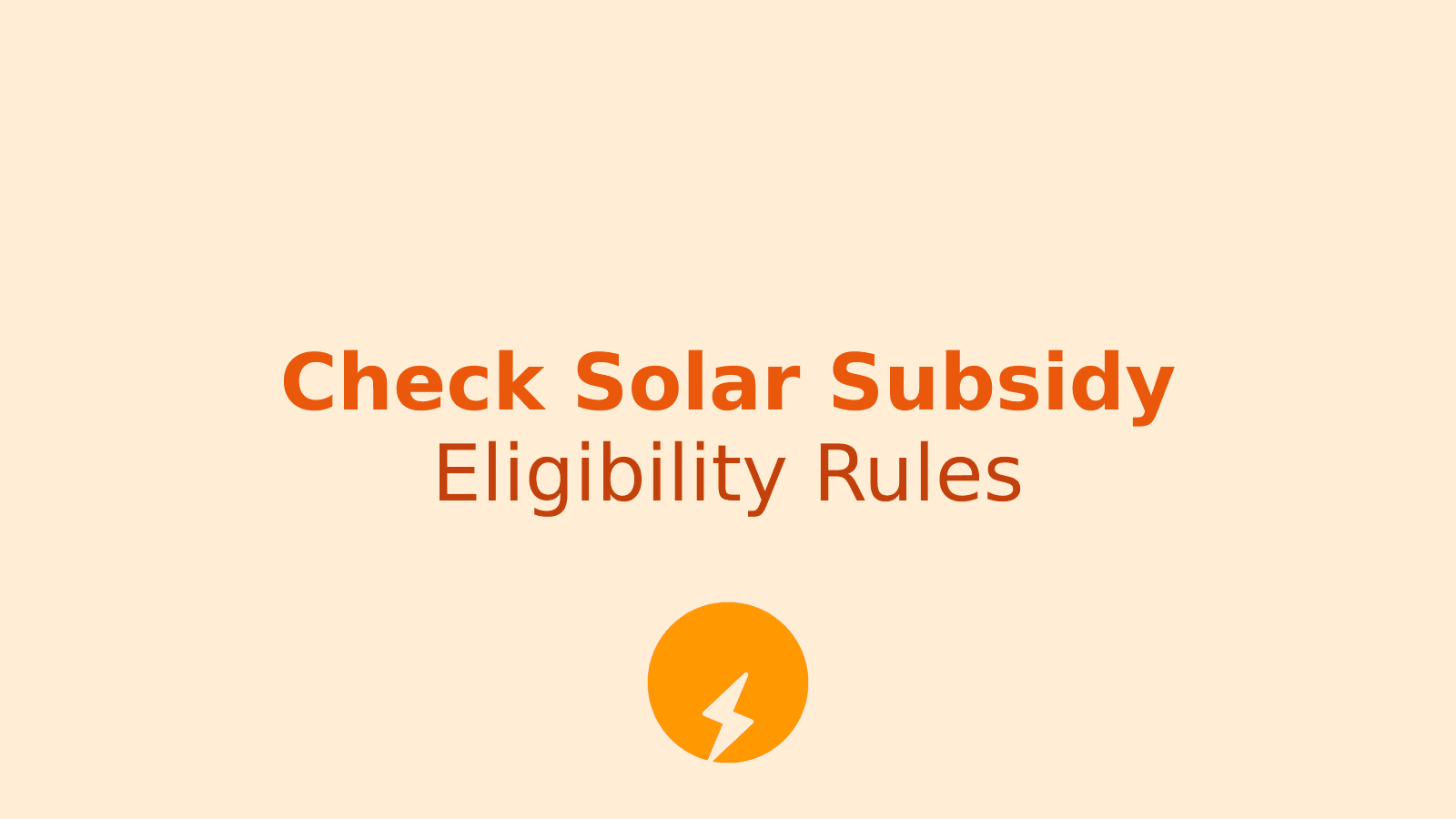 PM Surya Ghar Subsidy Rules: Check Eligibility Before Installing Solar Panels