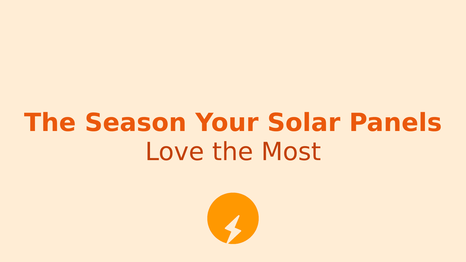 When Do Solar Panels Actually Produce the Most Electricity